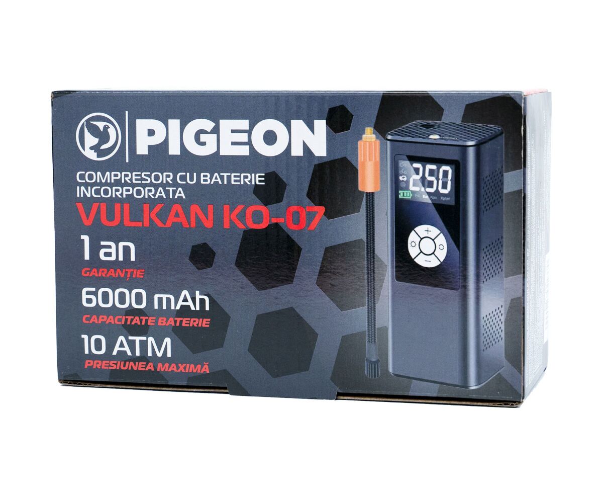 Compresor auto cu acumulator Pigeon KO-07