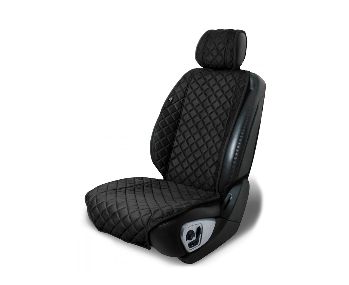 Husa scaun alcantara neagra