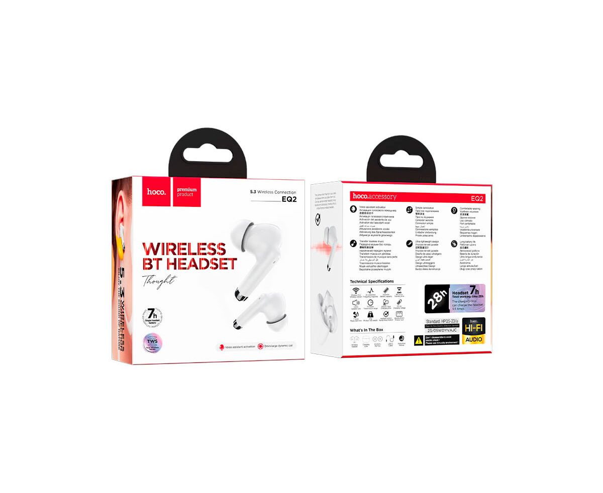 Hoco Беспроводные наушники EQ2