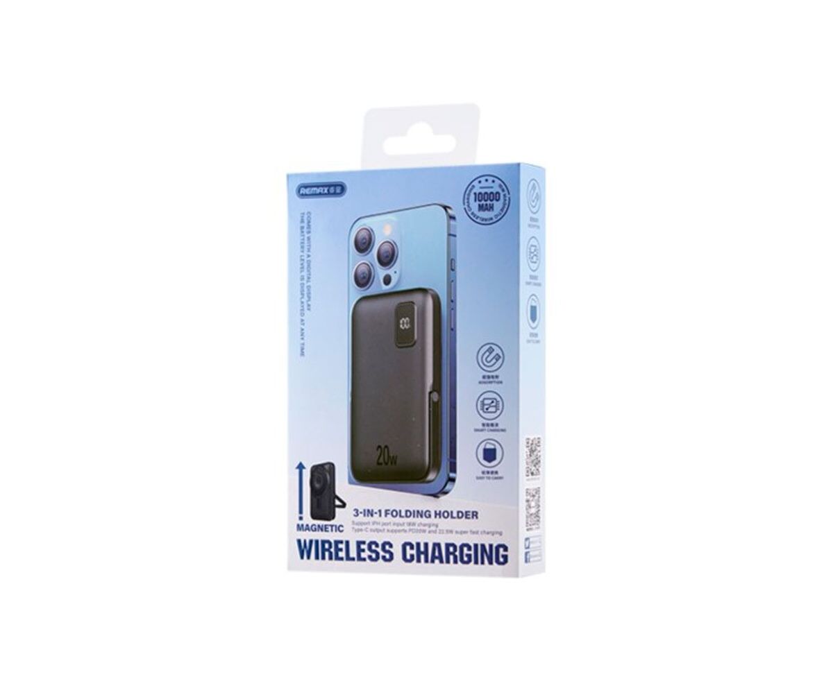 Remax Power Bank 3в1 беспроводной 15W 10000mAh RPP-695