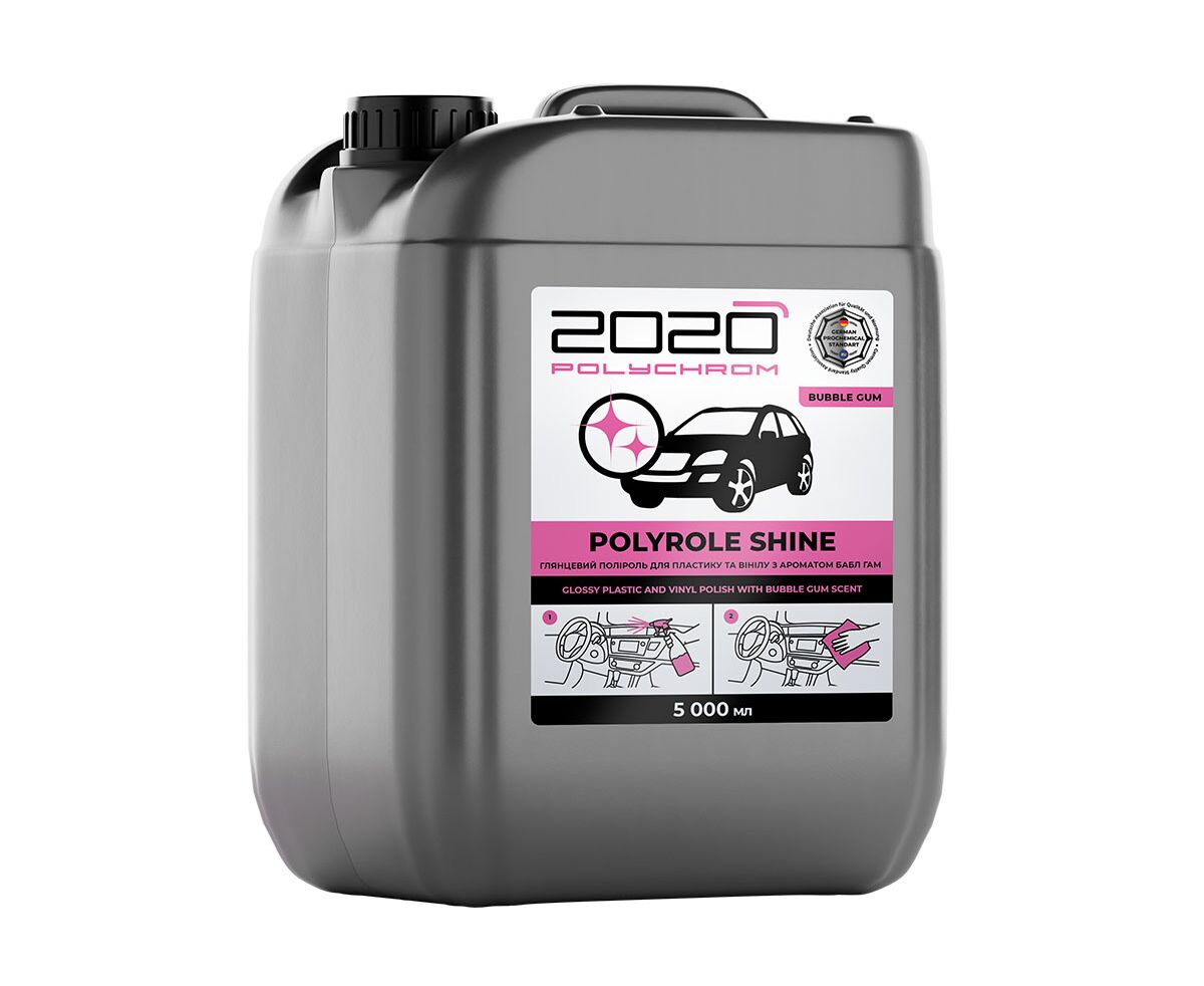 2020 Polish pentru Vinil și Plastic "POLYROLE SHINE" BUBBLE GUM, 5 L
