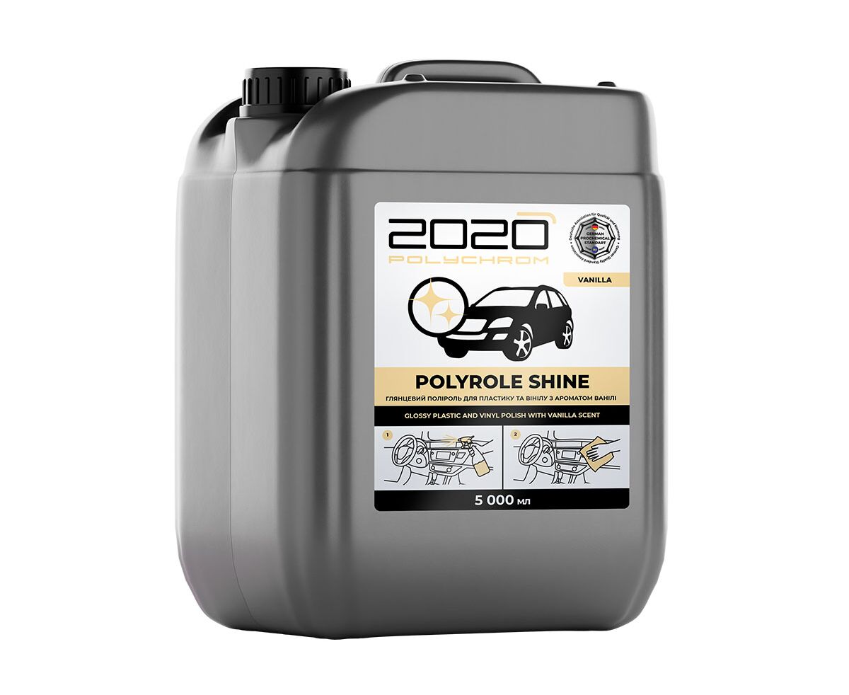 2020 Polish pentru Vinil și Plastic "POLYROLE SHINE" VANILLA, 5 L