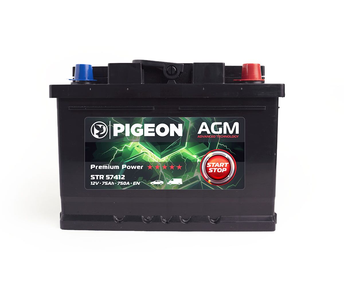 Baterie PIGEON EFB Start/Stop 12V 75Ah 750A