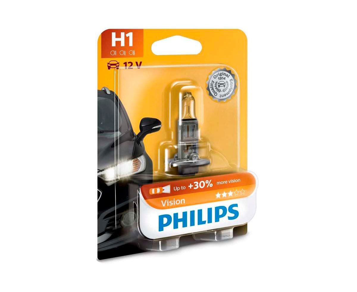 Cumpara  Lumini și optică - Philips Blister H1 12V 55W + %30 MORE 12258PR..