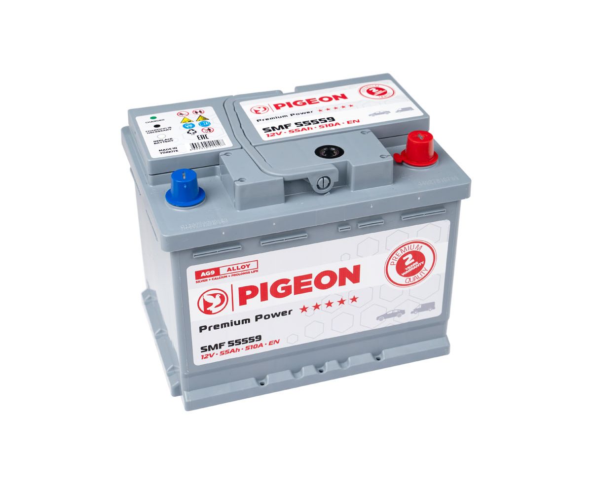 Аккумулятор PIGEON SMF 55559 12V 55Ah 510A
