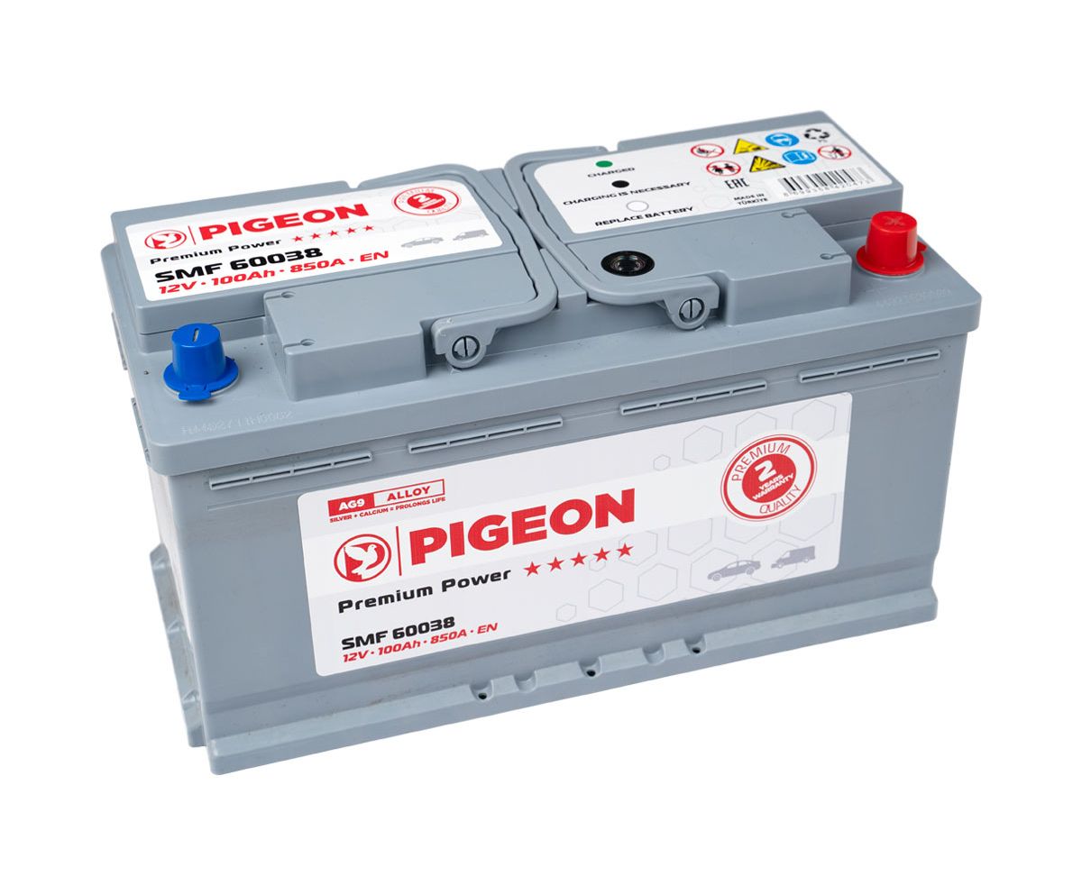 Аккумулятор PIGEON SMF 60038 12V 100Ah 850A