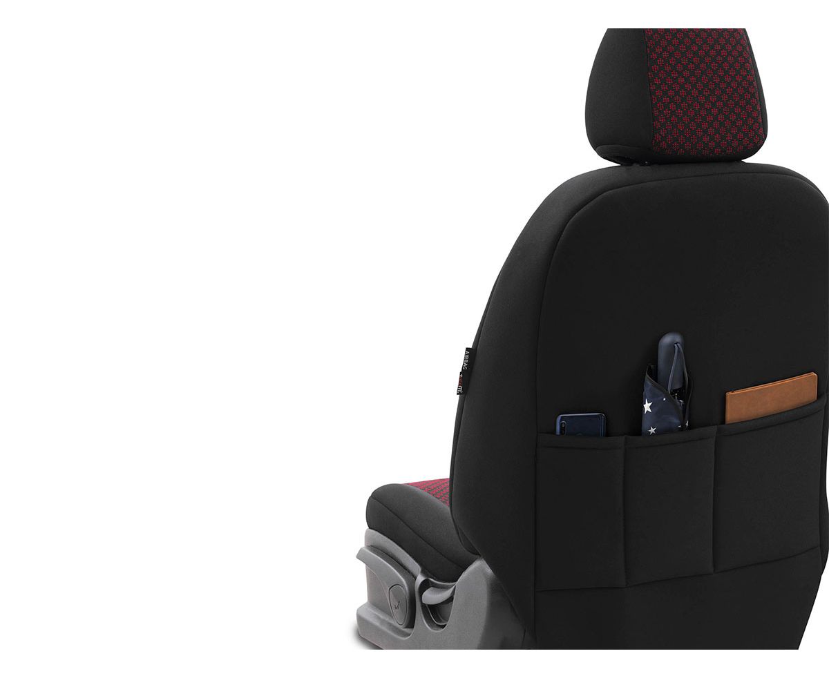 Чехлы на сиденья OTOM Smart красные