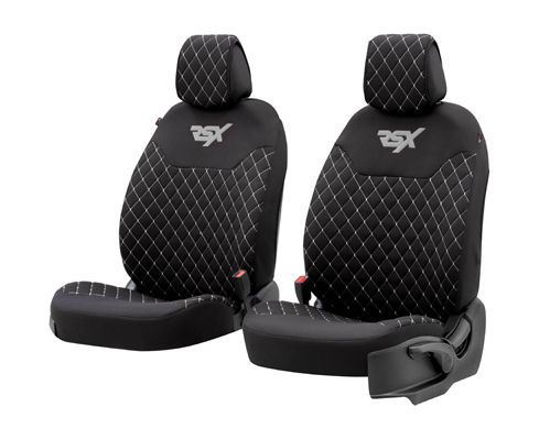 Накидка на сиденье 2 шт OTOM RSX чер/красн