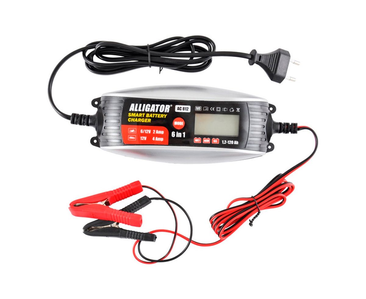 Зарядка для аккумулятора цифровая Alligator 6в1 AC-812