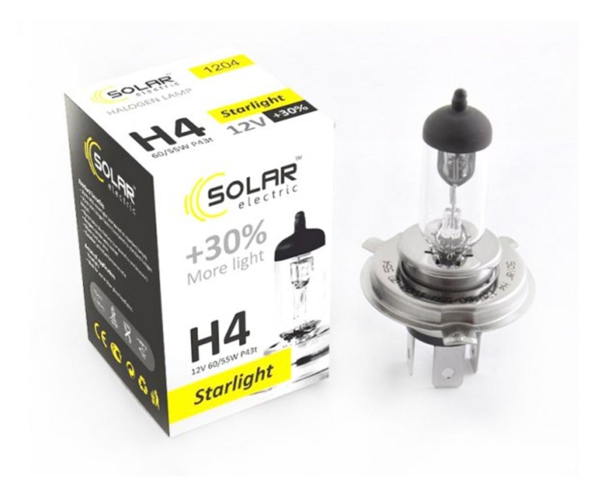 Cumpara  Lumini și optică - Solar H4 12V 60/55W P43t-38 Starlight +30% bo..