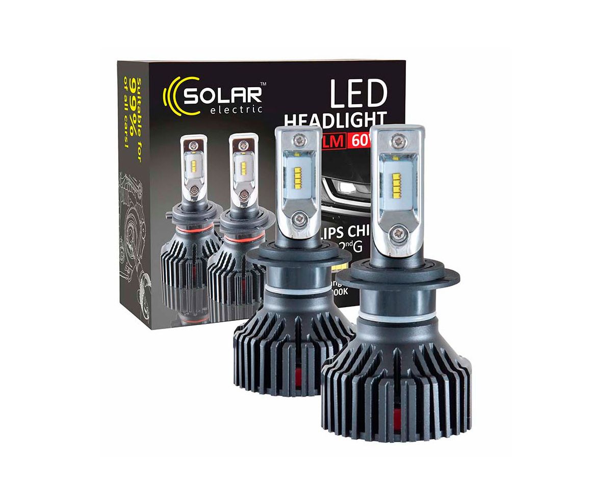 LED SOLAR H7 12/24V 6000Lm 50W Phil..