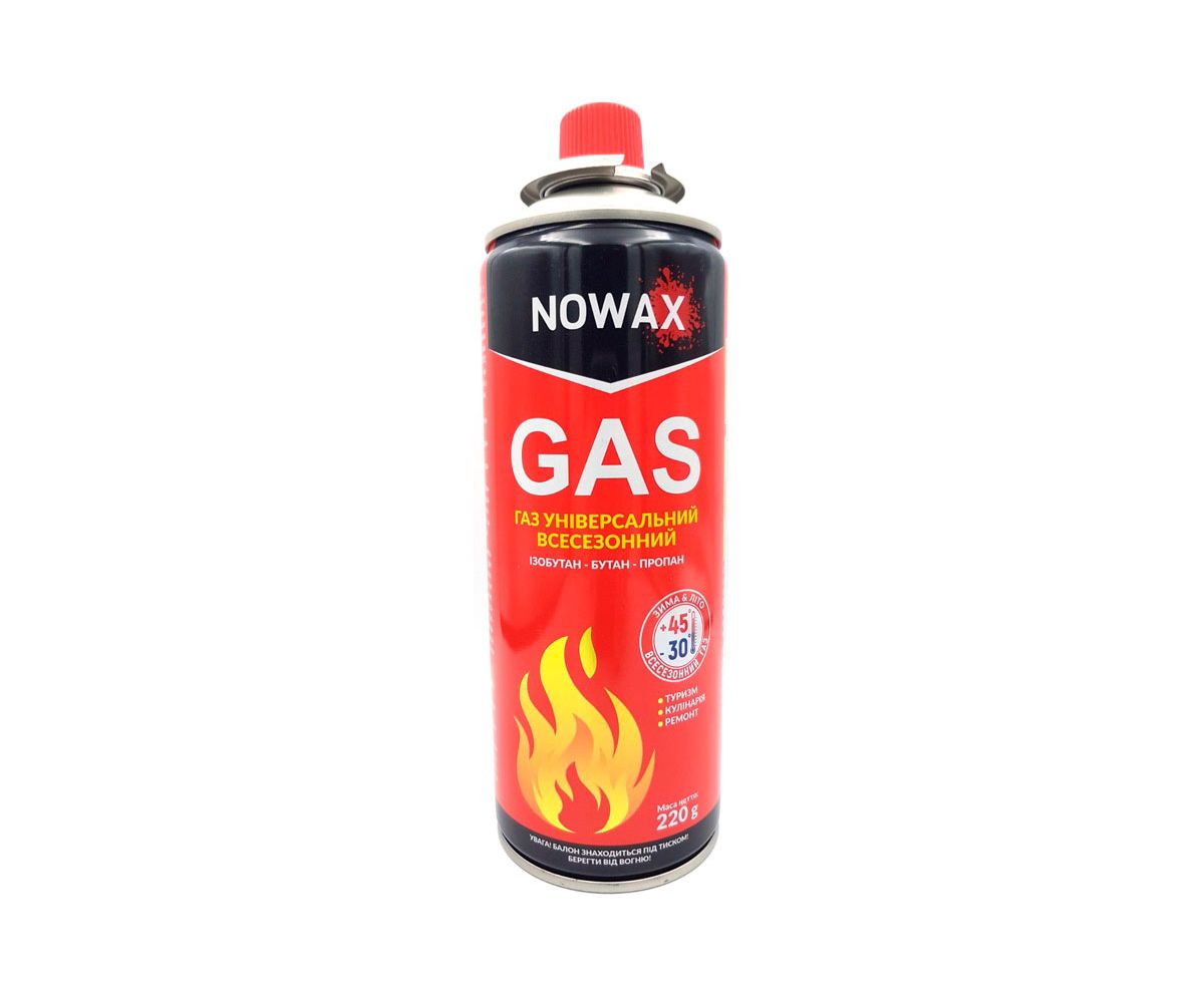 NOWAX Газовый баллон 550 ml 220g GAS NX40750..