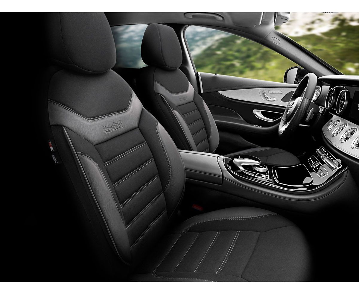 Чехлы на сиденья OTOM INDIVIDUAL 2+1 черные IND202