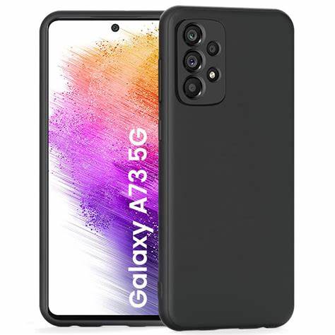 Husa Xcover Galaxy A73 - Silicon Liquid, Negru