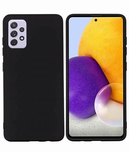 Husa Xcover Galaxy A73 - Silicon Liquid, Negru