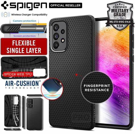 Husa Xcover Galaxy A73 - Silicon Liquid, Negru
