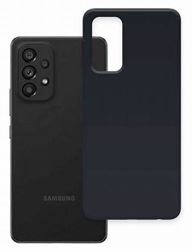 Husă Xcover Galaxy A33 - Silicon Lichid, Negru