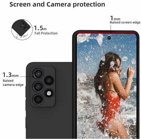 Husă Xcover Galaxy A33 - Silicon Lichid, Negru