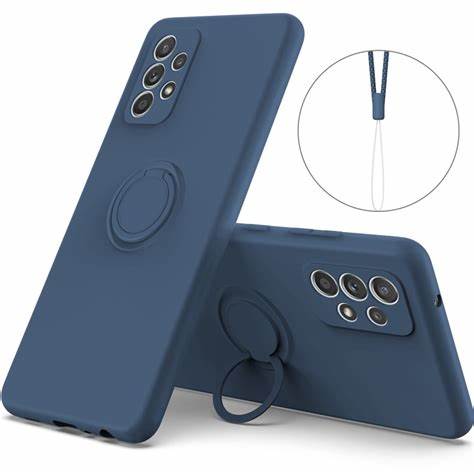 Husă Xcover Galaxy A33 - Silicon lichid, Albastru