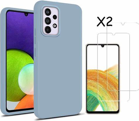 Husă Xcover Galaxy A33 - Silicon lichid, Albastru