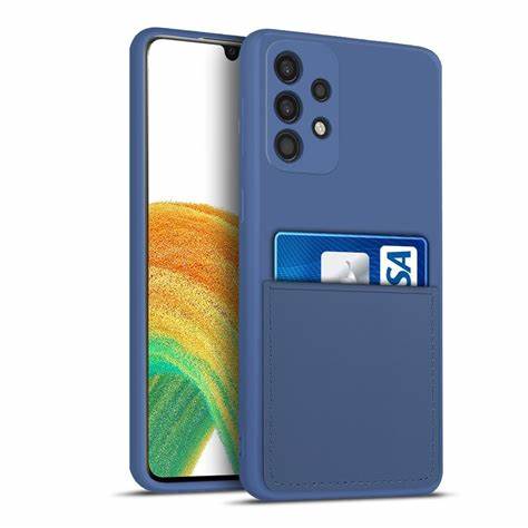 Husă Xcover Galaxy A33 - Silicon lichid, Albastru