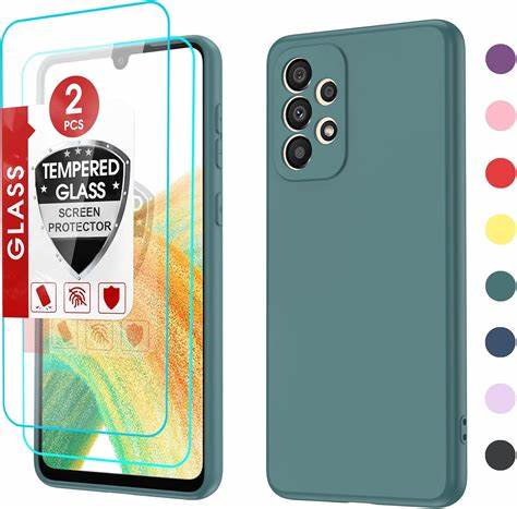 Husă Xcover Galaxy A33 - Silicon lichid, Albastru