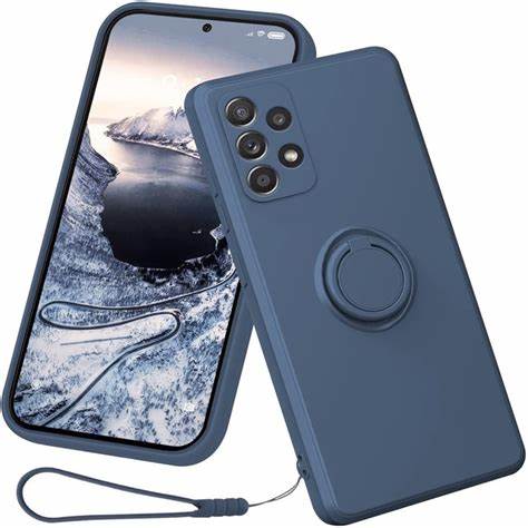 Husă Xcover Galaxy A33 - Silicon lichid, Albastru