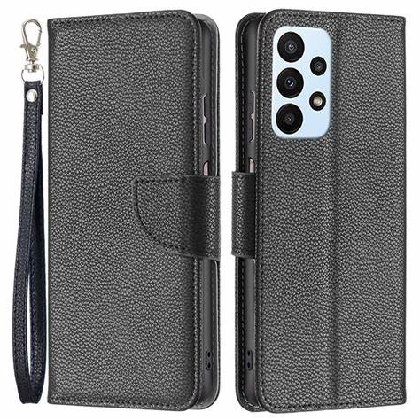 Husa Xcover A23 4G, Piele, Neagră