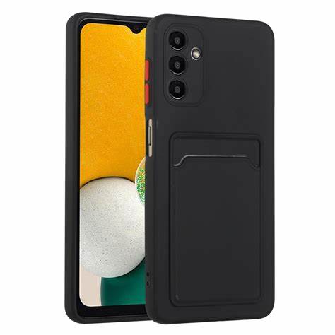 Husa Xcover Galaxy A13 4G - Soft Touch (Microfiber), Negru