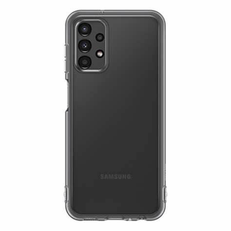 Husa Xcover Galaxy A13 4G - Soft Touch (Microfiber), Negru