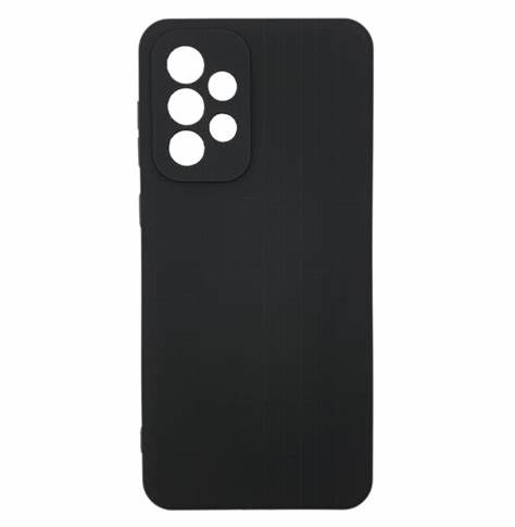 Husă Xcover Galaxy A33 - Soft Touch (Mikrofibră), Negru