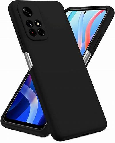 Husa Xcover Redmi Note 11 Pro - Touch Moale (Microfibra), Negru