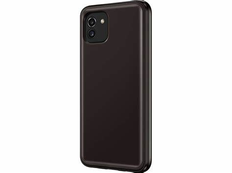 Husa Xcover Galaxy A03 - Touch Moale (Microfibra), Negru