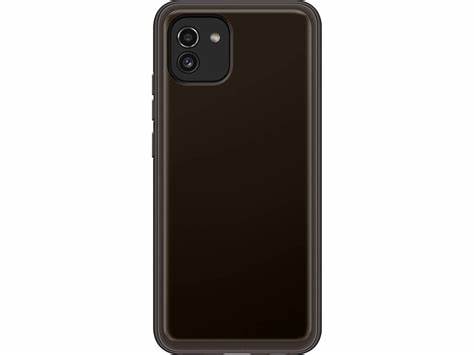 Husa Xcover Galaxy A03 - Touch Moale (Microfibra), Negru