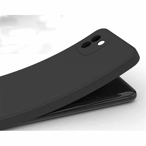 Husa Xcover Galaxy A03 - Touch Moale (Microfibra), Negru