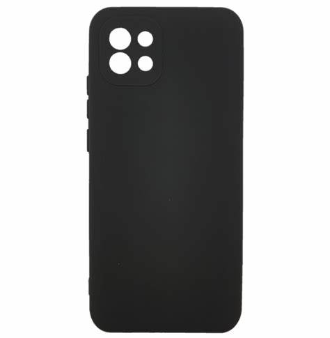 Husa Xcover Galaxy A03 - Touch Moale (Microfibra), Negru