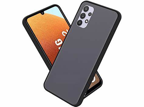 Husă Xcover Galaxy A32 4G - Soft Touch (Microfibră), Negru