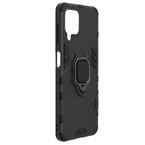 Husa Xcover Galaxy A22 4G - Soft Touch (Microfibra), Negru