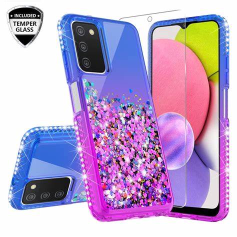 Husa Xcover Galaxy A03s - Liquid Crystal, Transparentă