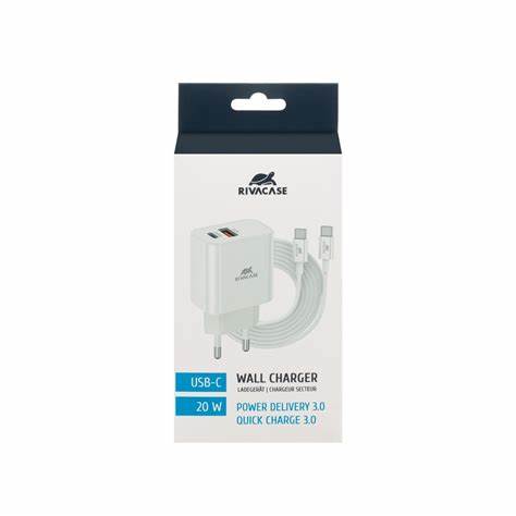 Încărcător Rivacase PS4102 W00, 20W, Alb