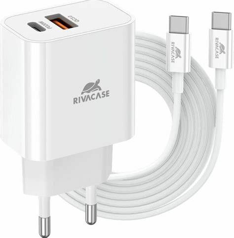Încărcător Rivacase PS4102 W00, 20W, Alb