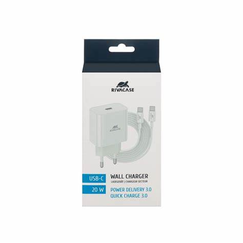 Încărcător Rivacase PS4101 WD4, 20W, Alb