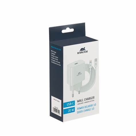 Încărcător Rivacase PS4101 WD5, 20W, Alb