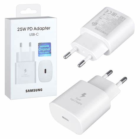 Încărcător Cellularline Dual PD, 25W, Alb, pentru Samsung