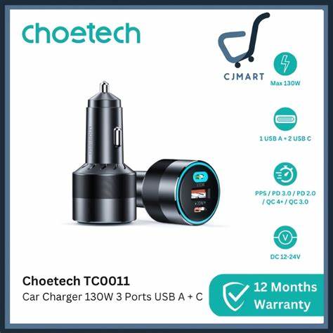 Încărcător auto Choetech TC0011