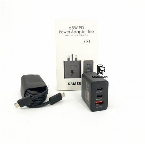 Încărcător Cellularline Type-C Dual, 65W, Alb, pentru Samsung