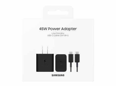 Încărcător rapid Samsung Fast Travel Charger EP-T4511, 45W, Negru