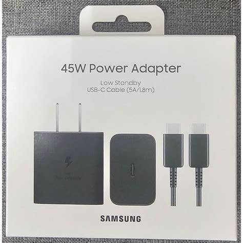 Încărcător rapid Samsung Fast Travel Charger EP-T4511, 45W, Negru