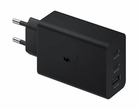 Încărcător rapid Samsung Trio Fast Travel Charger EP-T6530, 65W, Negru