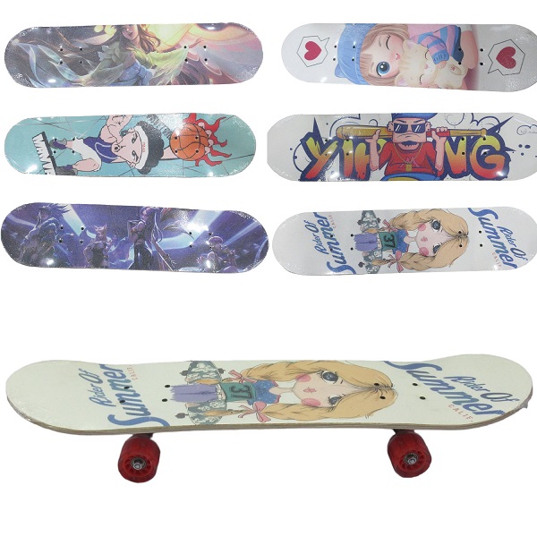 Cumpara  Trotinete și penny board - Skateboard 80 cm (roti din cauciuc)..